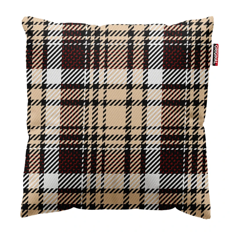 کوسن پاد آفرین مدل چهارخانه کد PK402129 سایز 40*40 سانتی متر