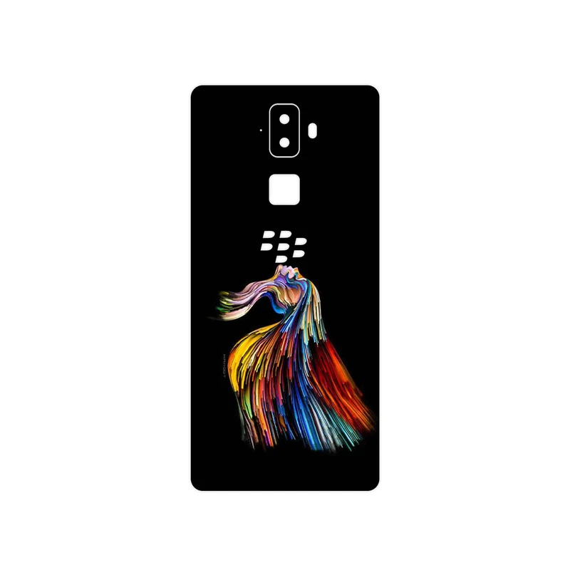 برچسب پوششی ماهوت مدل Rainbow Hair Digital Art مناسب برای گوشی موبایل بلک بری Evolve