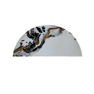 پادری مدل نیم دایره طرح سنگ کد 8629 سایز 90×45 سانتی متر