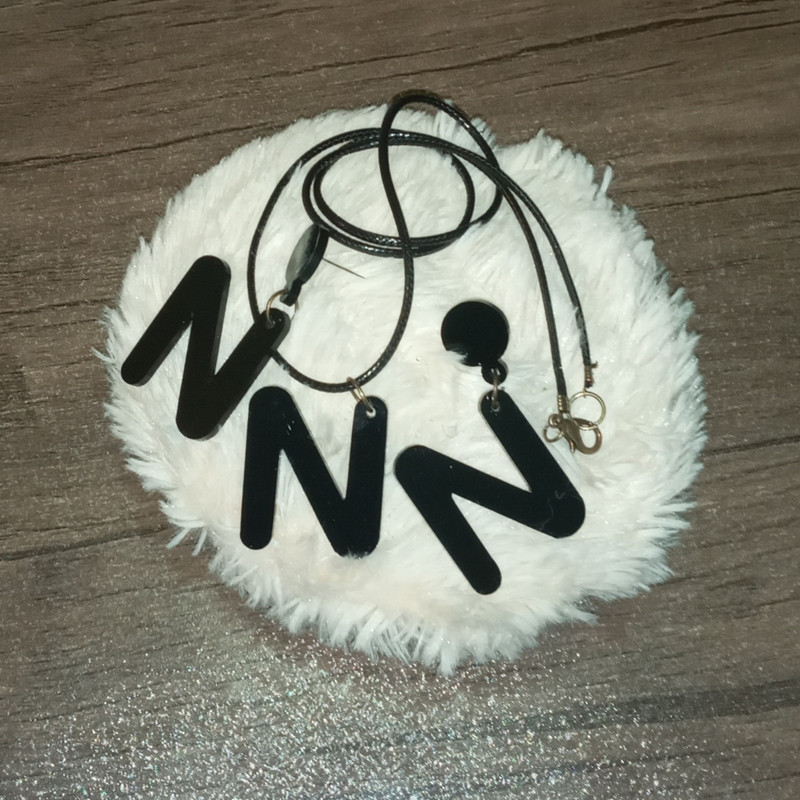 نیم ست دخترانه مدل حروف انگلبسی طرح N