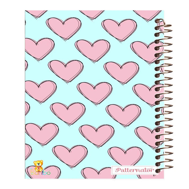 دفتر نقاشی 50 برگ بانیبو مدل قلب کد 271