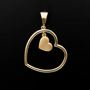 آویز گردنبند طلا 18 عیار زنانه کاپانی مدل kp043