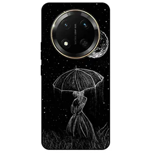 Megafone Girl and Moon 1369 Cover For Honor X9C