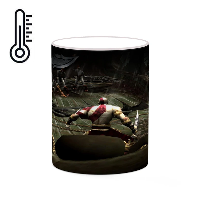 ماگ حرارتی کاکتی طرح گاد آف وار God Of War مدل mgh40835