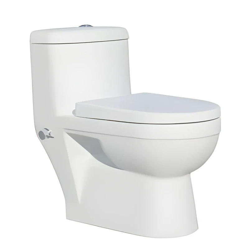 توالت فرنگی دو زمانه گاتریا مدل خودشوردار همراه با شیر خودشور