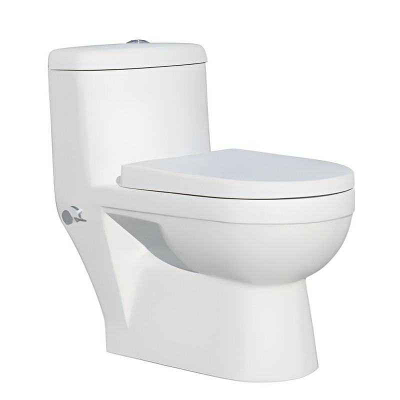 توالت فرنگی دو زمانه گاتریا مدل خودشور دار کد 6001