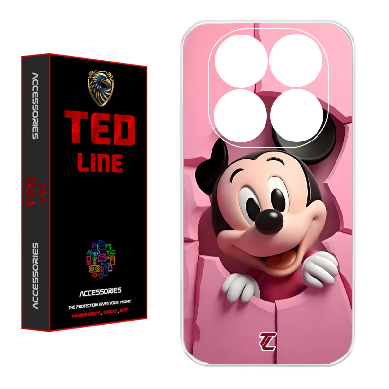 کاور تد لاین طرح عروسک کد 1108 مناسب برای گوشی موبایل شیائومی Redmi Note 14 Pro Plus 5G