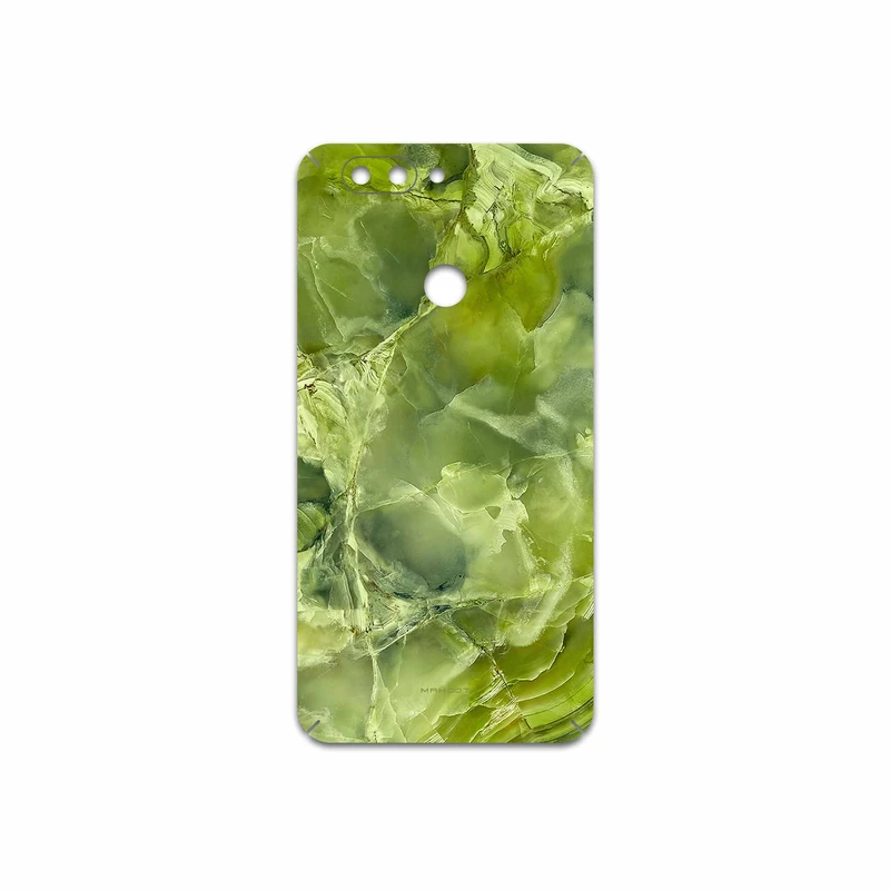 برچسب پوششی ماهوت مدل Green Crystal Marble مناسب برای گوشی موبایل الفون P8 Mini