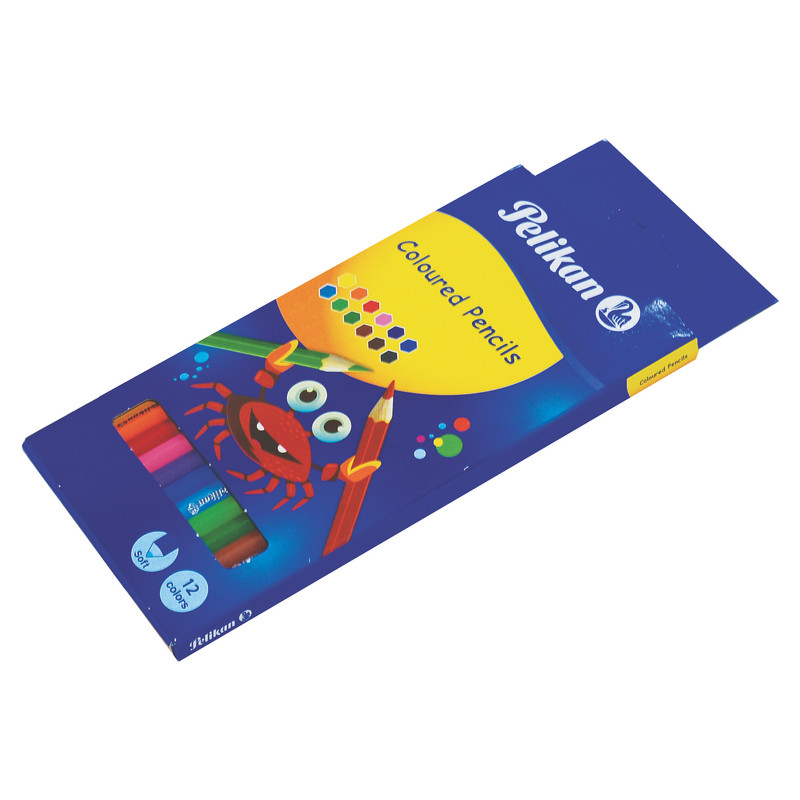 مداد رنگی 12 رنگ کد 2 به همراه پاک کن