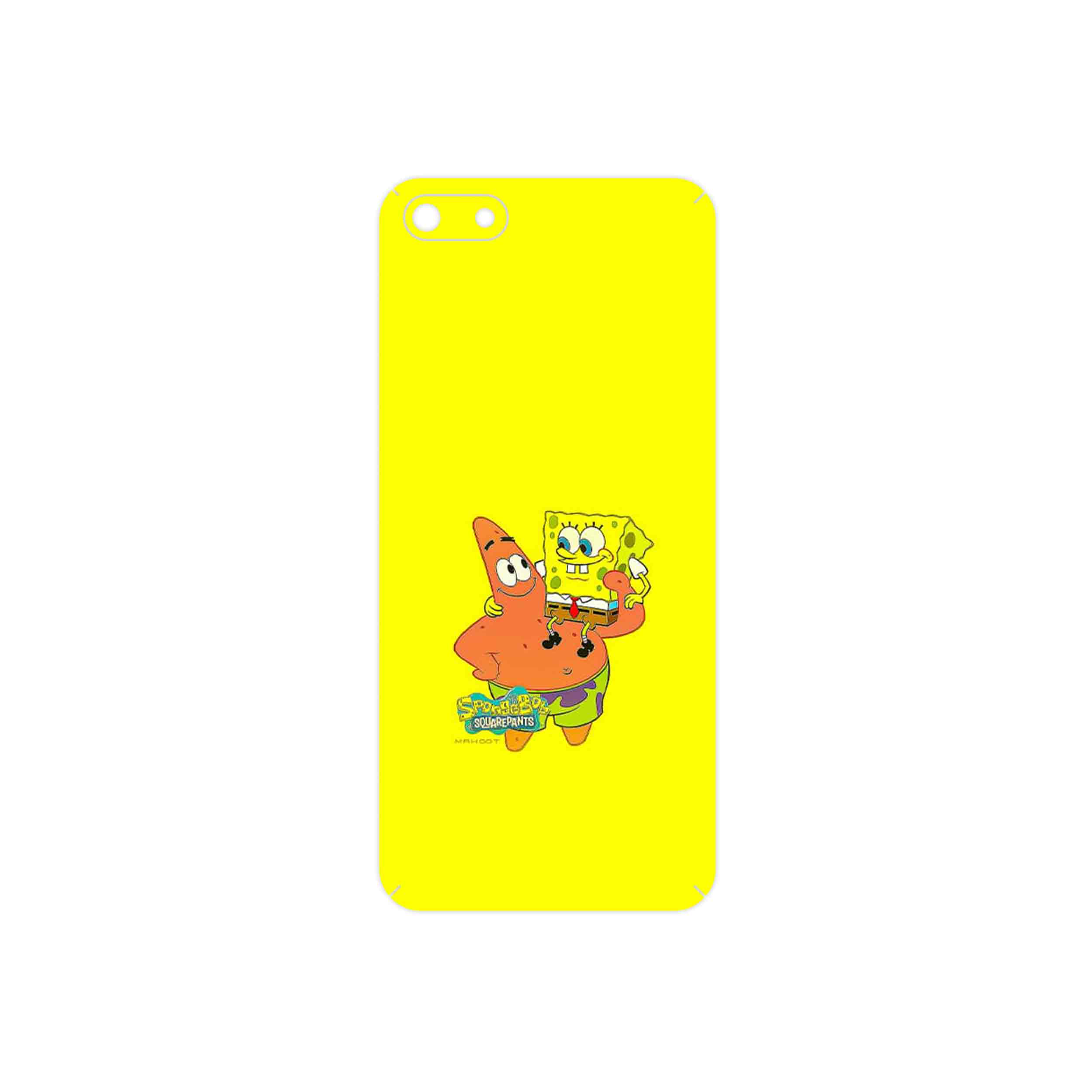 برچسب پوششی ماهوت مدل SpongeBob SquarePants مناسب برای گوشی موبایل آنر 7S