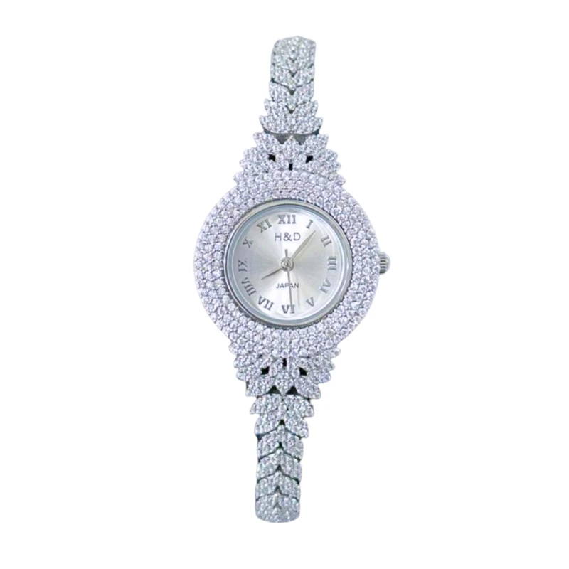 ساعت مچی عقربه‌ای زنانه مدل نقره پروانه کد 012