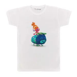 تی شرت بچگانه پرمانه طرح ترول ها کد pmt.4325