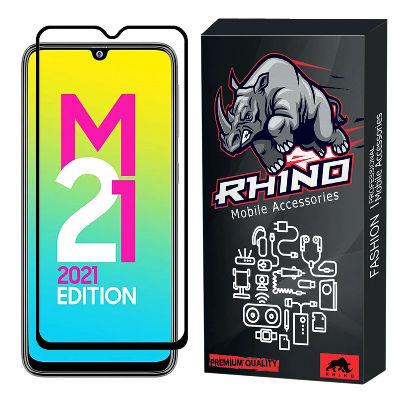 محافظ صفحه نمایش راینو مدل R-FULL مناسب برای گوشی موبایل سامسونگ Galaxy M21