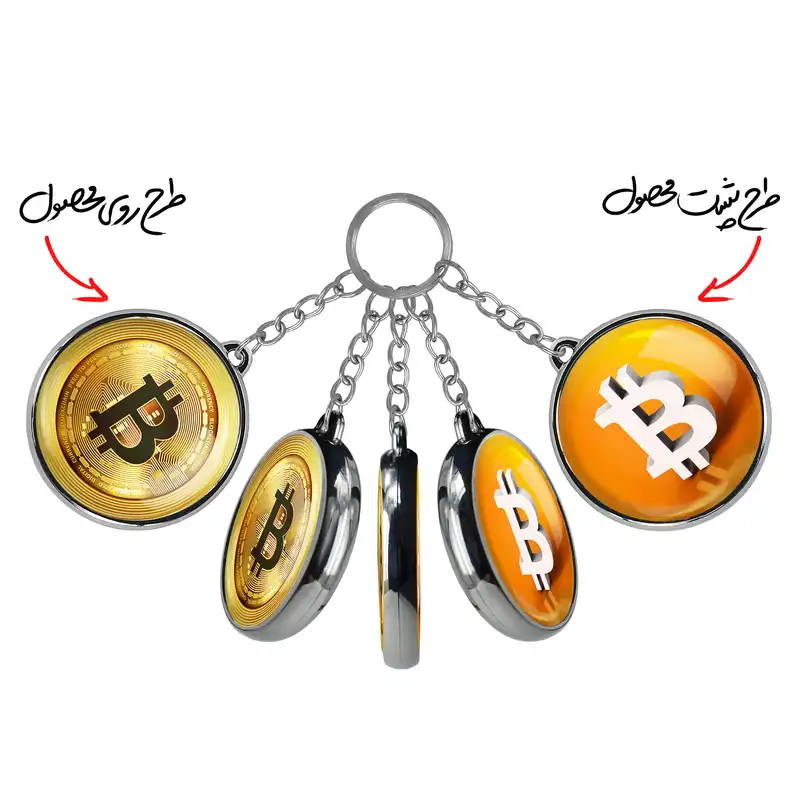 جاکلیدی خندالو طرح ارز دیجیتال بیت کوین مدل دوطرفه کد 1087510874