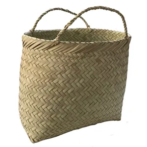 زنبیل حصیری مدل مریم