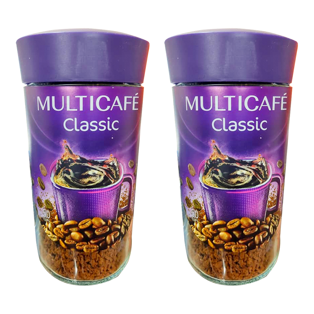قهوه فوری کلاسیک مولتی کافه - 50 گرم بسته 2 عددی