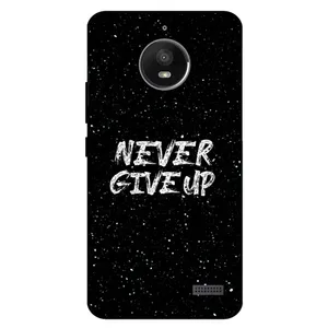 Megafone Never give up 1871 Cover For Motorola Moto E4
