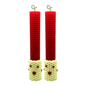 شمع بیزوکس کوچینو طرح عشق 022 مجموعه 2 عددی