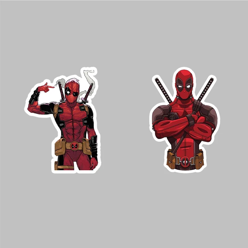 استیکر لپ تاپ کارنیکا طرح ددپول مدل DeadPool-2222012 مجموعه 2 عددی