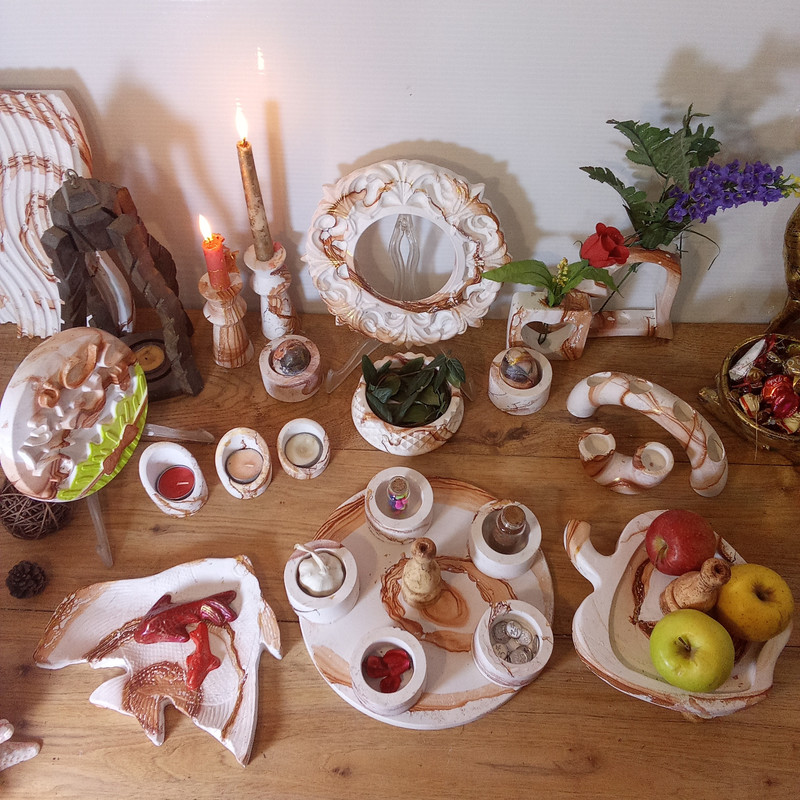 مجموعه ظروف هفت سین 23 پارچه مدل  ماربل پتینه طرح رایزر کد 62313