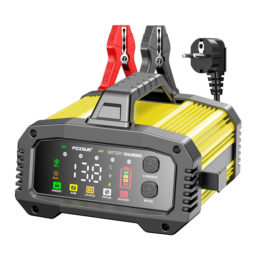 شارژر باتری خودرو فاکسسور مدل SMART-12V25A-24V15A