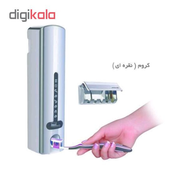 دستگاه خمیردندان اسپادانا کد 01 به همراه جا مسواکی