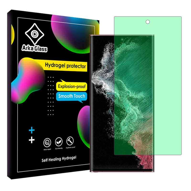 محافظ صفحه نمایش گرین لایت آرکا گلس مدل Tough مناسب برای گوشی موبایل سامسونگ Galaxy S22 Ultra 5G