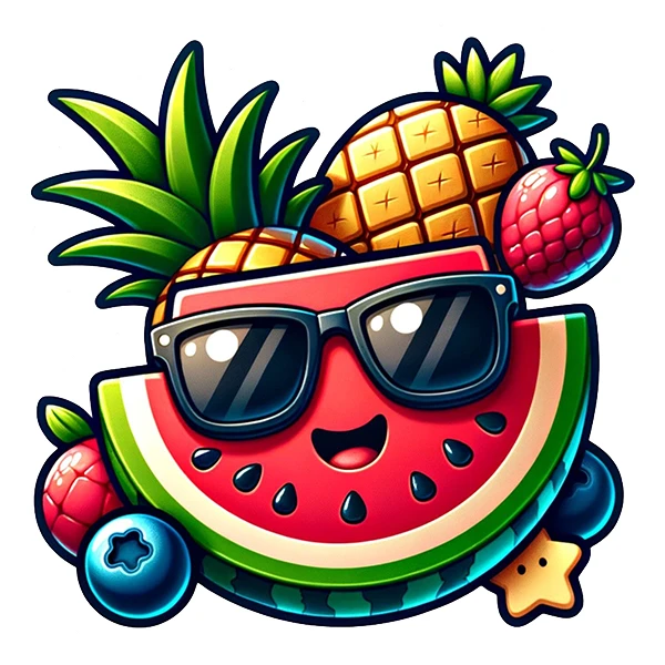  استیکر پارچه و لباس پاد آفرین طرح میوه کد 2684