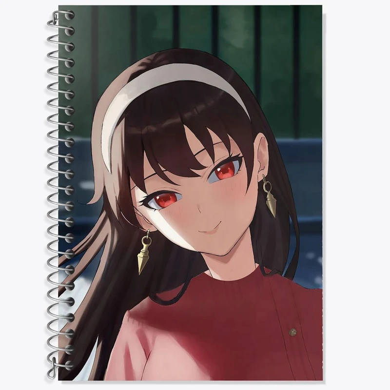 دفتر لغت 50 برگ خندالو مدل یور فورجر انیمه اسپای ایکس فمیلی Spy x Family کد 15570