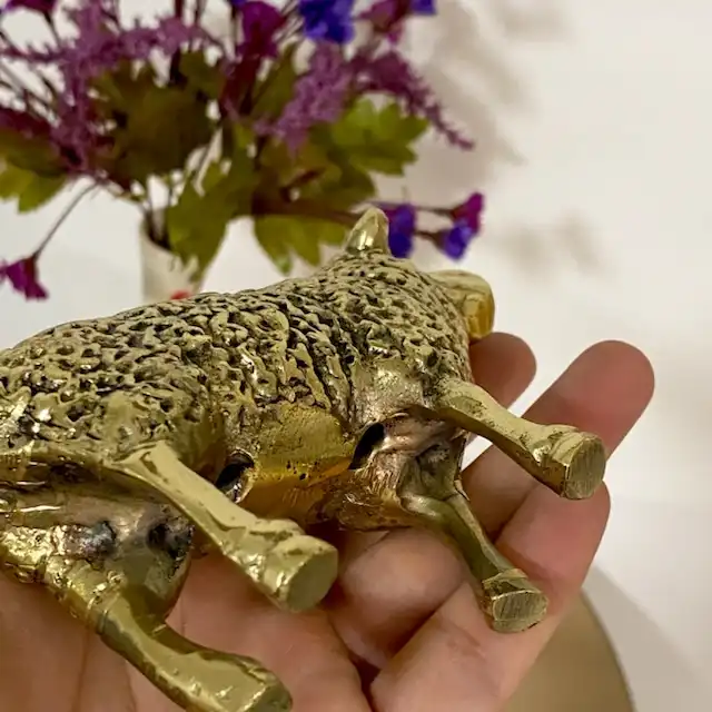 دکوری برنجی مدل گوسفند