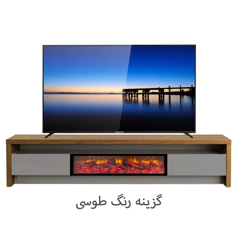 میز تلویزیون مدل 000160sh مناسب برای تلویزیون تا 85 اینچ
