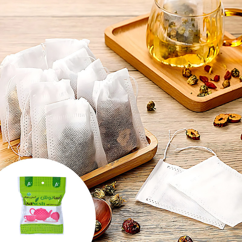 فیلتر چای آسانوش مدل کیسه ای سه بسته 60 عددی
