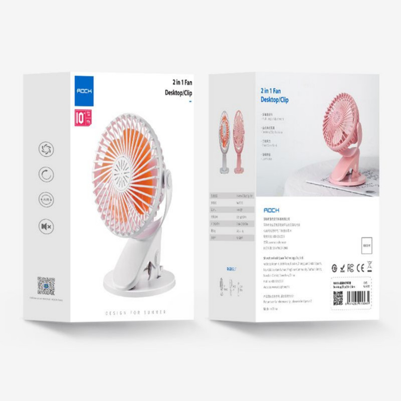 پنکه گیره‌ای راک مدل 2in1