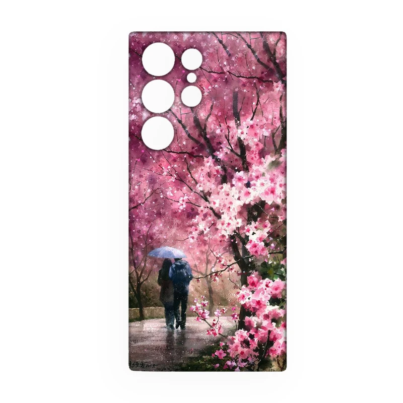 کاور طرح عاشقانه کد 55 مناسب برای گوشی موبایل سامسونگ Galaxy S21 Ultra