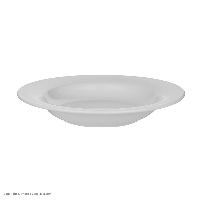 بشقاب خورش خوری چینی زرین ایران سری هتلی 49 کد 20 درجه یک