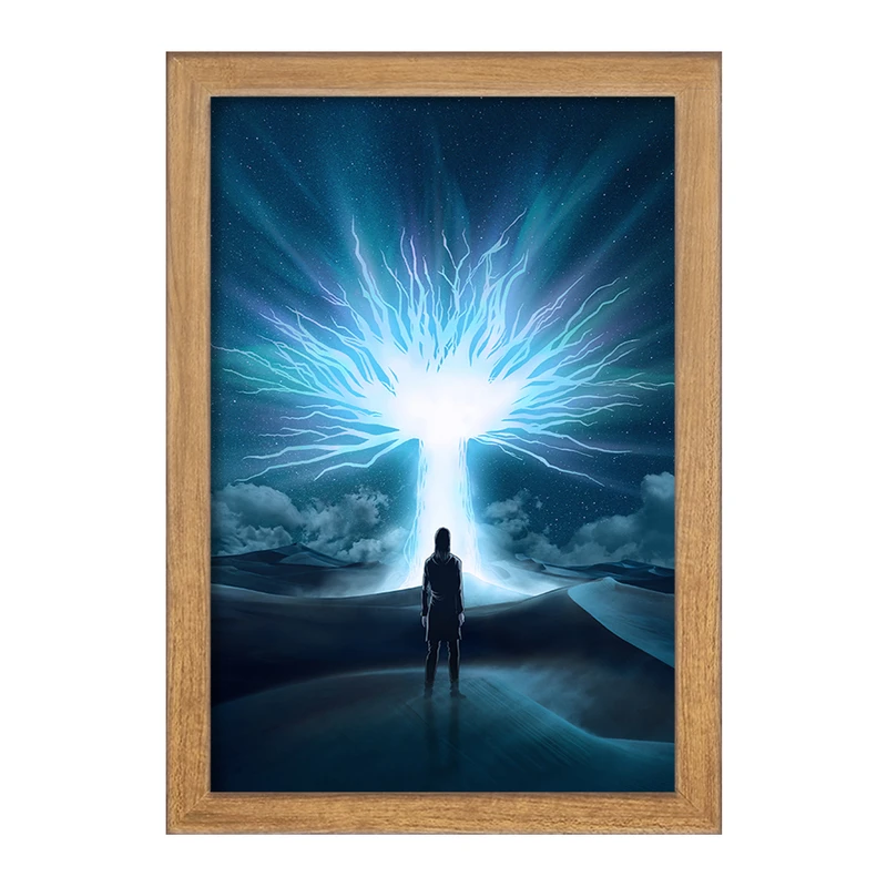 تابلو خندالو مدل انیمه اتک آن تایتان کد F825