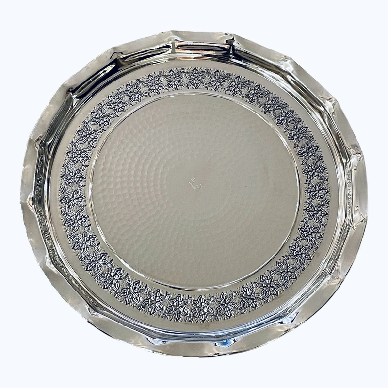 سینی مسی دیبا مدل  گلبرگ کد30