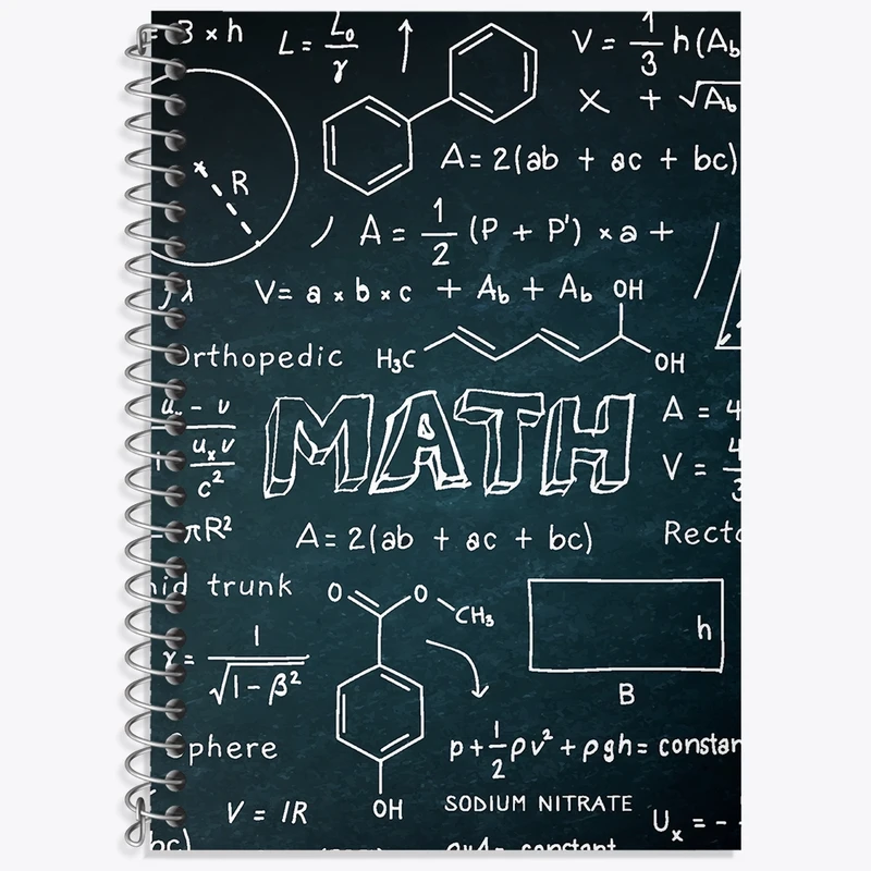 دفتر لغت 50 برگ خندالو طرح ریاضی کد N492