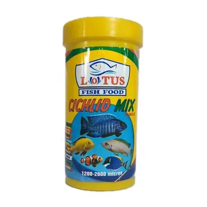 غذای ماهی لوتوس مدل cichlid mix وزن 100 گرم