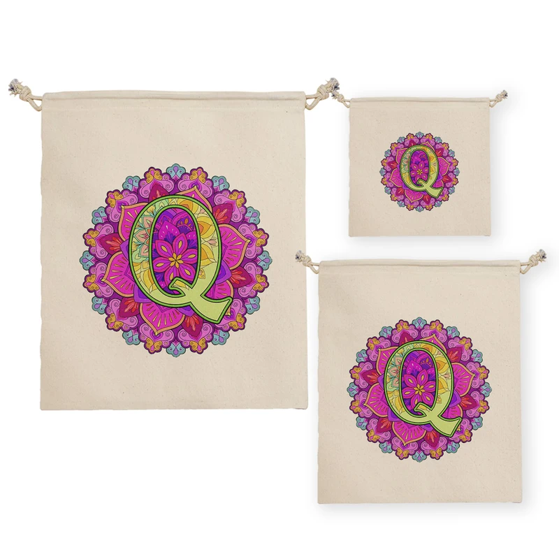 نظم دهنده ترمه طراحان ایده مدل حرف Q ماندالا کد cfp2967 مجموعه سه عددی