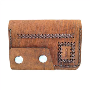 جاکارتی مردانه مدل چرم طبیعی بز KPCH-1315