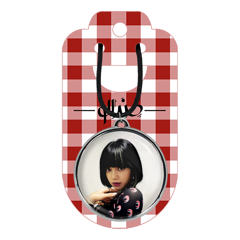 گردنبند خندالو مدل لیسا بلک پینک کد 1426714265