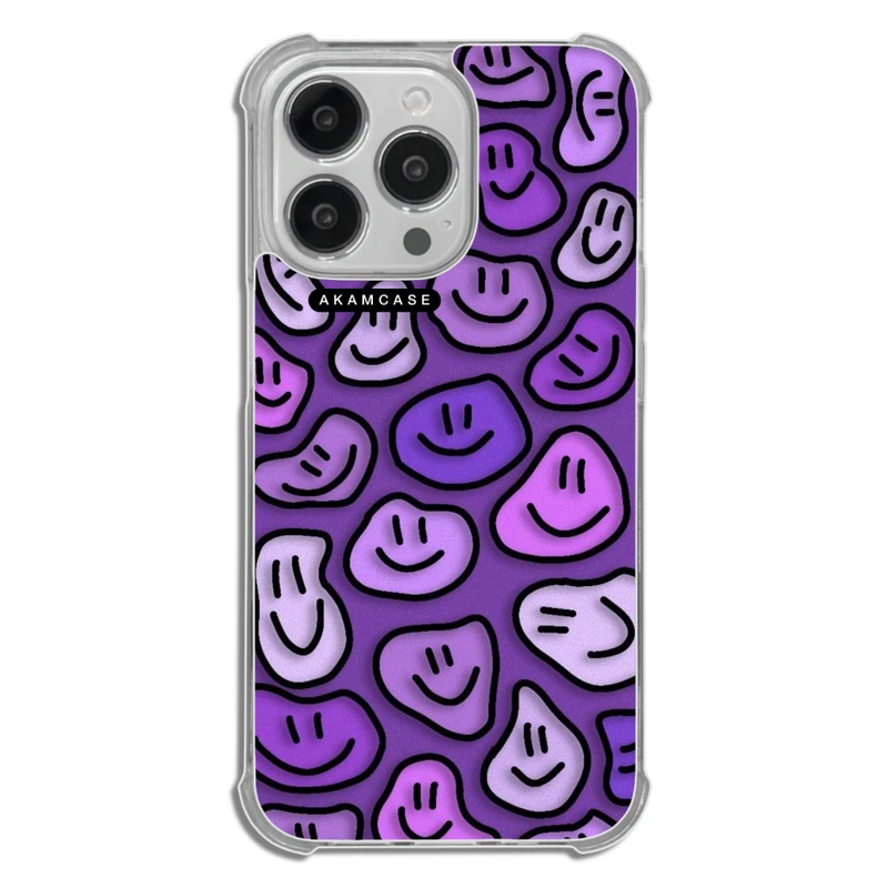 کاور آکام مدل AMCWTA13PRO-HAPPY FACE12 مناسب برای گوشی موبایل اپل iPhone 13 Pro