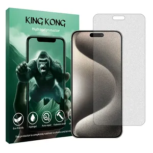 King Kong Tough model matte screen protector suitable for Apple iPhone 15 Pro Max mobile phone