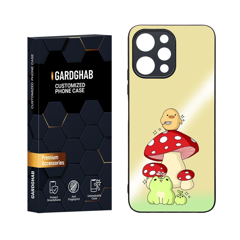 کاور گارد قاب مدل دورژله ای فانتزی مناسب برای گوشی موبایل شیائومی Redmi 12 4G / 5G