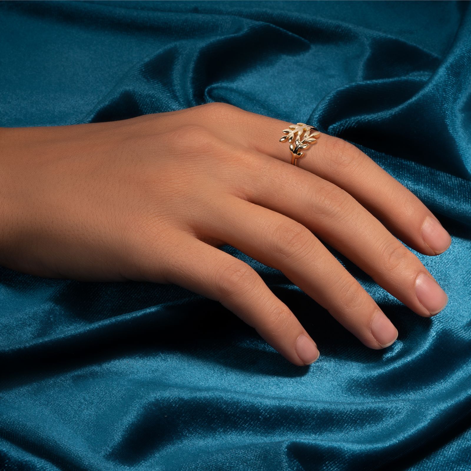 انگشتر طلا 18 عیار زنانه جواهری سون مدل 3253 -  - 4