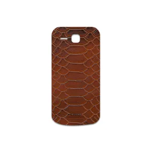 MAHOOT Brown-Snake-Leather Cover Sticker for Huawei Ascend Y600