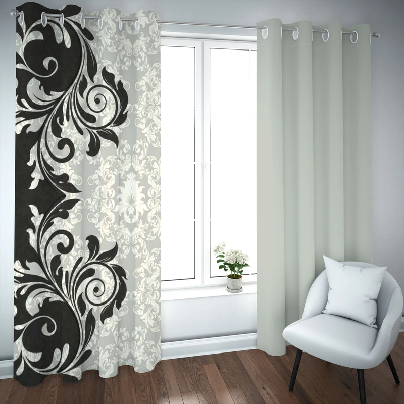 پرده مدل چاپی هازان سایز 300×150 سانتی متر 