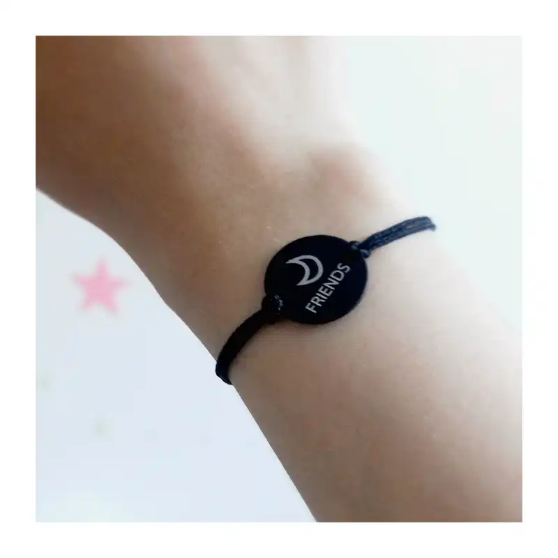 دستبند مدل ست دوستی خورشید و ماه best friends بسته 2 عددی