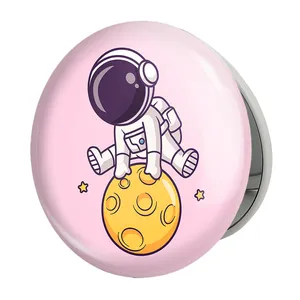 آینه جیبی خندالو طرح فضانورد مدل تاشو کد 25077 